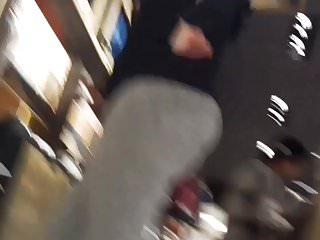 Fine ass pawg in grey leggings