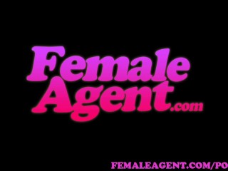 FemaleAgent. Oiled up slim beauty in sexually charged casting