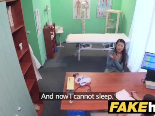 Fake Hospital Cock hungry oriental French chick gets deep pussy fucking
