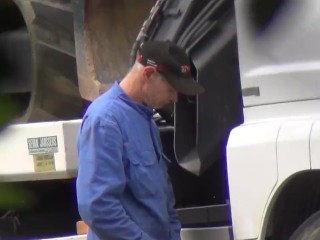 Truckers peeing June 2015